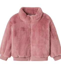 Name It Jakke - Imiteret Pels - NmfMila - Lilas