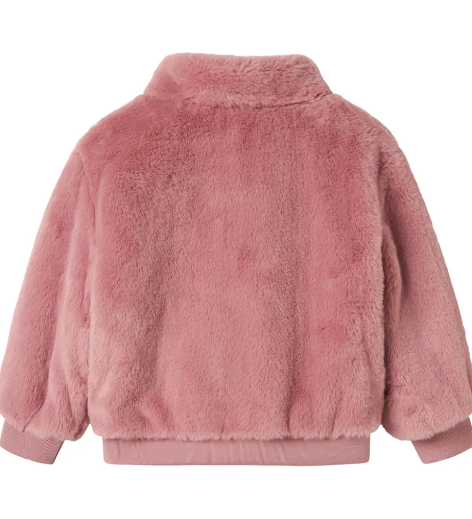 Name It Jakke - Imiteret Pels - NmfMila - Lilas