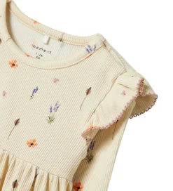 Name It Kjole - NbfOhio - Peyote Melange m. Blomster