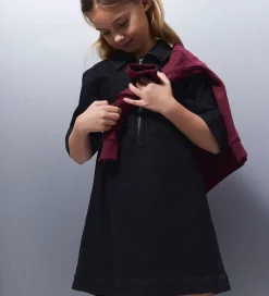 Name It Kjole - NkfBlake - 1/2 Loose - Dark Grey Denim