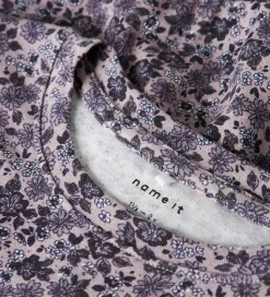 Name It Kjole - NmfOalia - Burnished Lilac m. Blomster