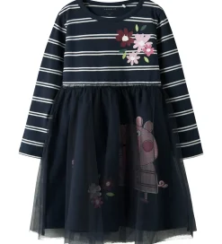 Name It Kjole - NmfOrini Tulle - Navy Blazer