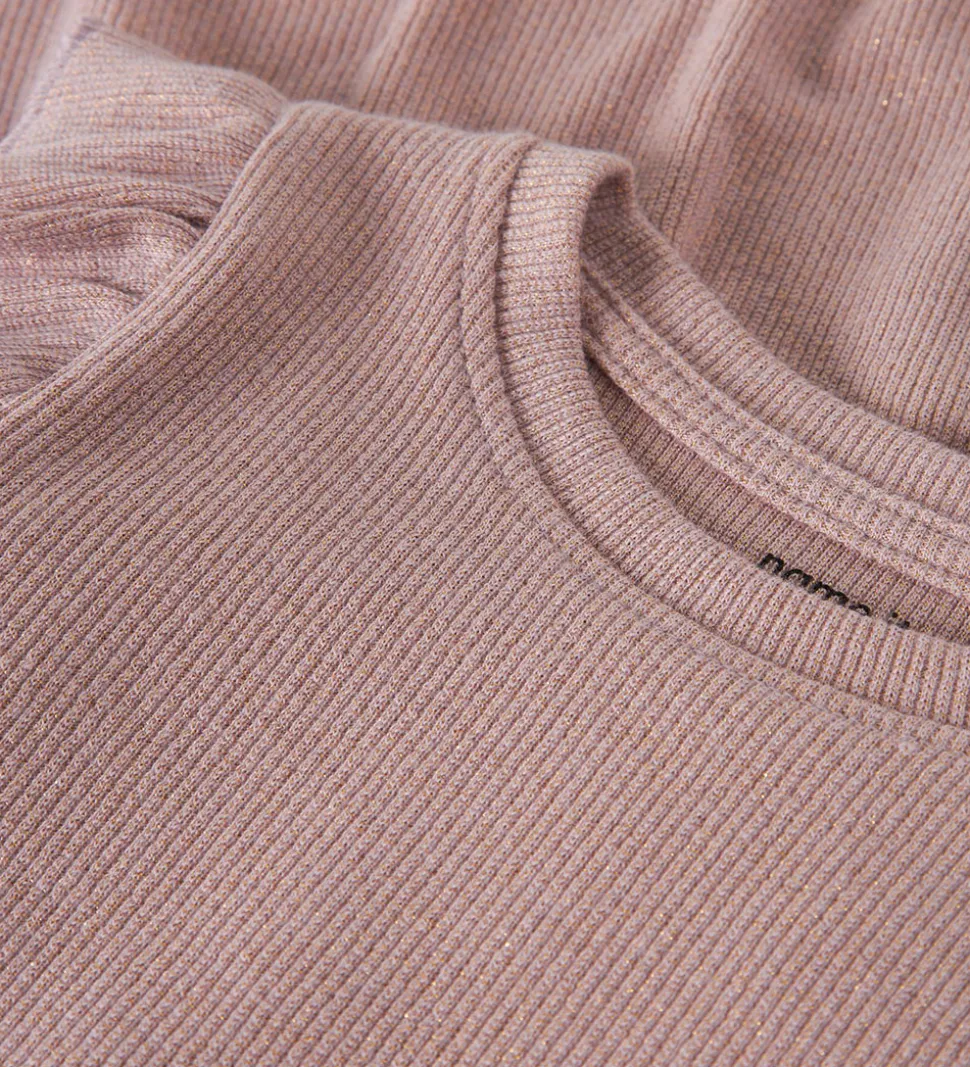 Name It Kjole - Rib - NmfSiclo - Glitter - Keepsake Lilac