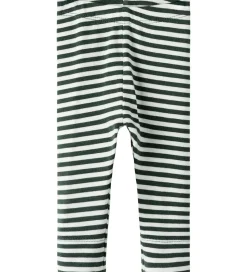 Name It Leggings - NbmKian - Cloud Dancer/Deep Forrest