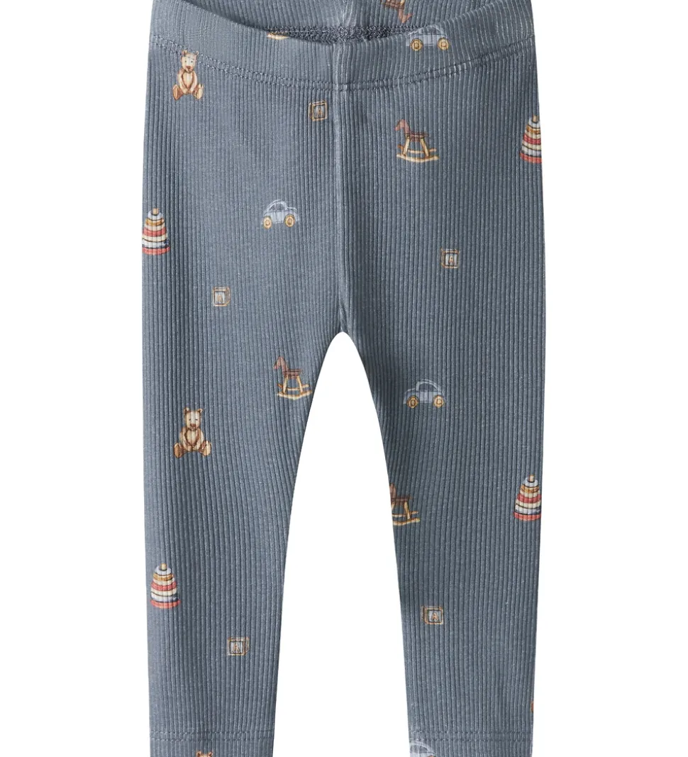 Name It Leggings - NbmRitoy - Flint Stone