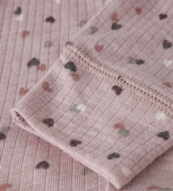 Name It Leggings - Uld/Modal - Rib - NbfWomi - Shadow Gray/Dots