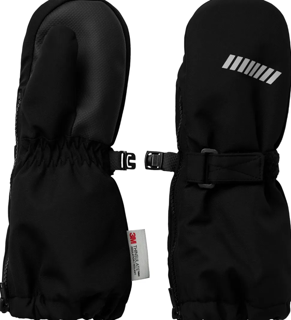 Name It Luffer m. Uldfleece - NmnSnow10 - Sort m. Lynlås