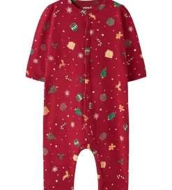 Name It Natdragt - NbnVismas - Jester Red/Xmas AOP Red