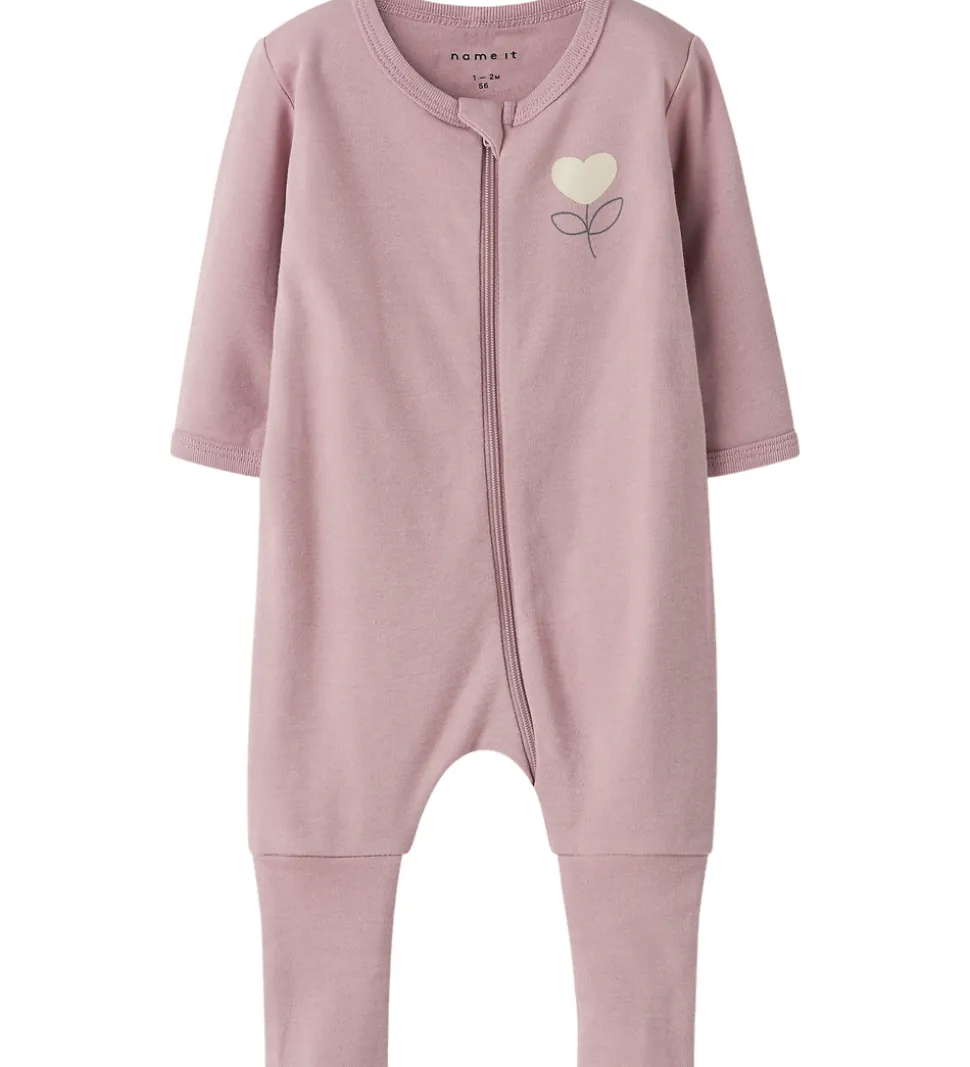 Name It Natdragt - 2-pak - Noos - NbfNightsuit - Summer Sand/W/D