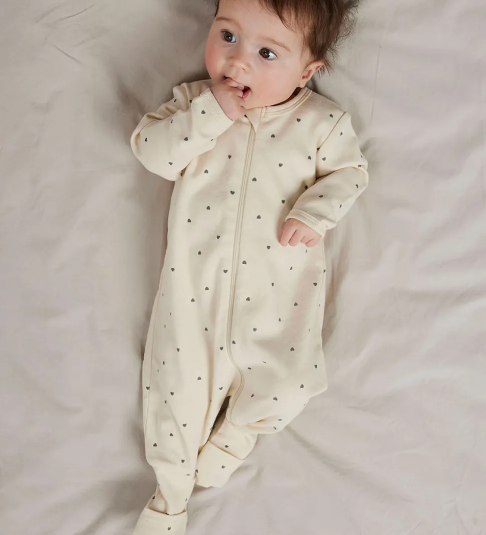 Name It Natdragt - 2-pak - Noos - NbfNightsuit - Summer Sand/W/D