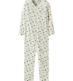 Name It Natdragt - Uld - Rib - NmmWang - Snow White/Small cars