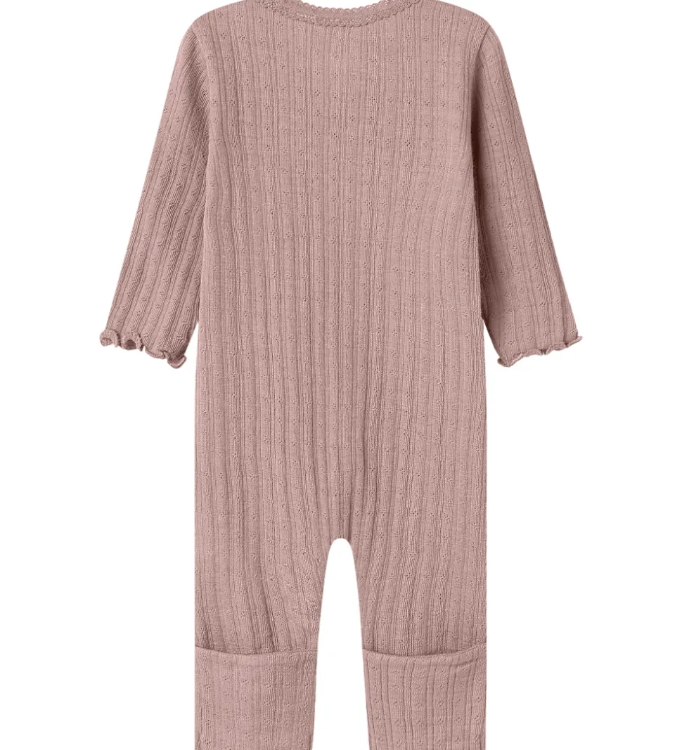 Name It Natdragt - Uld/Silke - Rib - NbfWossa - Antler