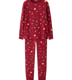 Name It Nattøj - NknVismas - Jester Red/Xmas AOP Red