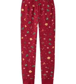 Name It Nattøj - NknVismas - Jester Red/Xmas AOP Red