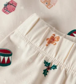 Name It Nattøj - NknVismas - Whitecap Gray/Xmas AOP