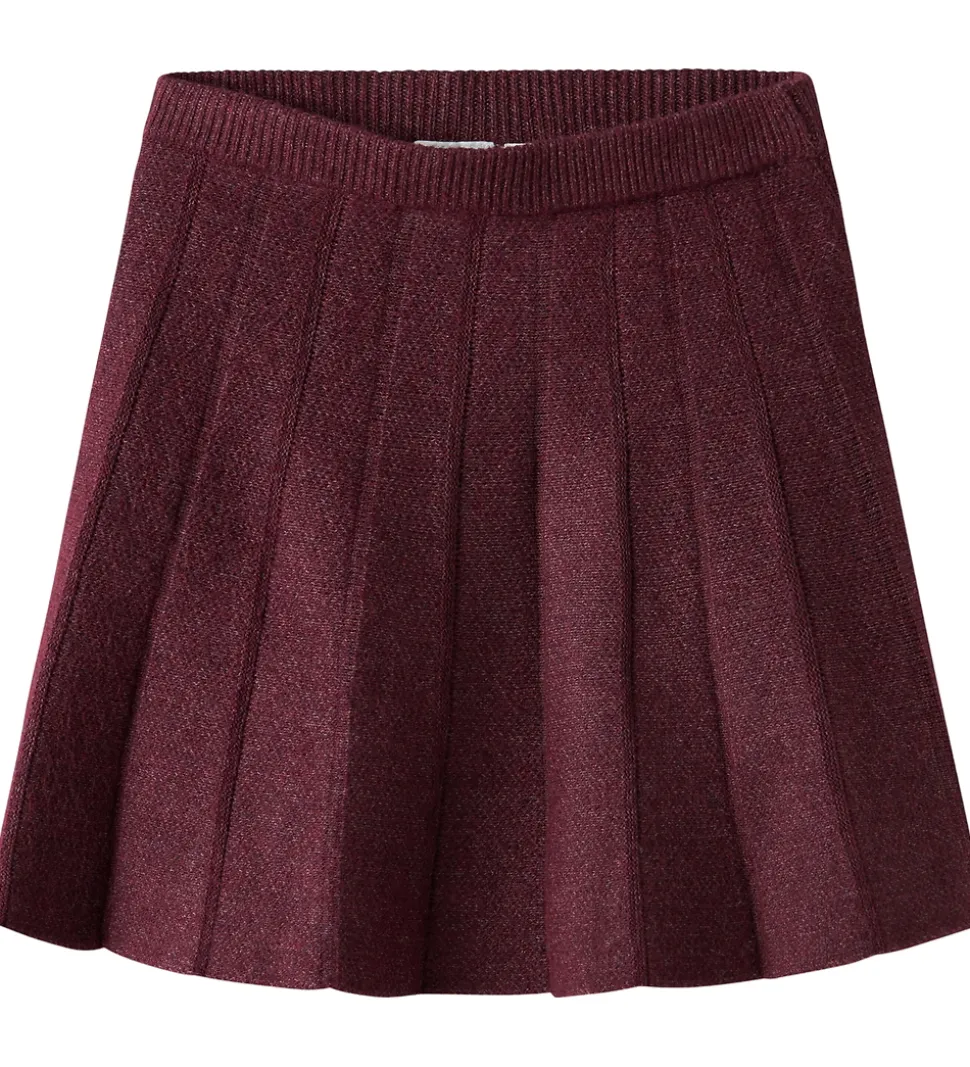 Name It Nederdel - Strik - NkfSonia - Burgundy