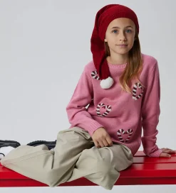 Name It Nissehue - Strik - NknRinjaha - Jester Red m. Glimmer