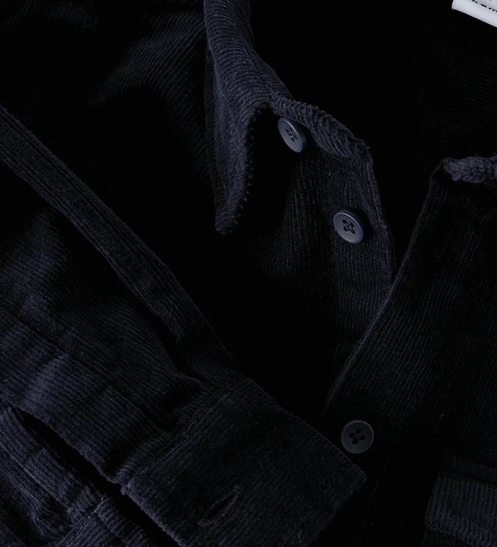 Name It Overshirt - NkmRocking - Fløjl - Navy Blazer
