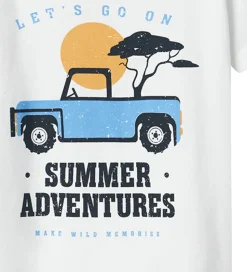 Name It Shortssæt - Shorts/T-shirt - NmmJaspen - Lucent White