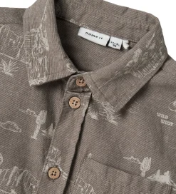 Name It Skjorte - Nmmhestern - Walnut