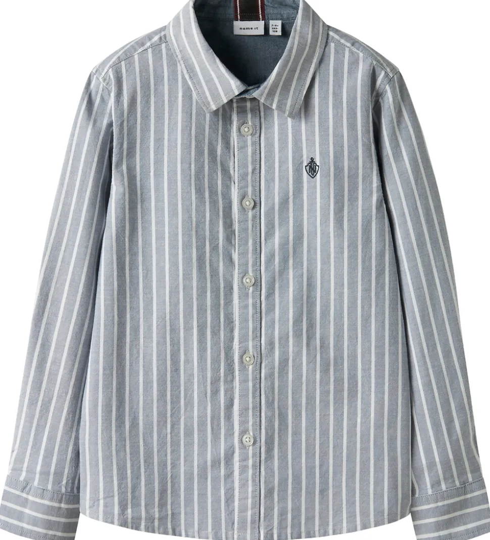 Name It Skjorte - NmmRekid - Flint Stone m. Striber