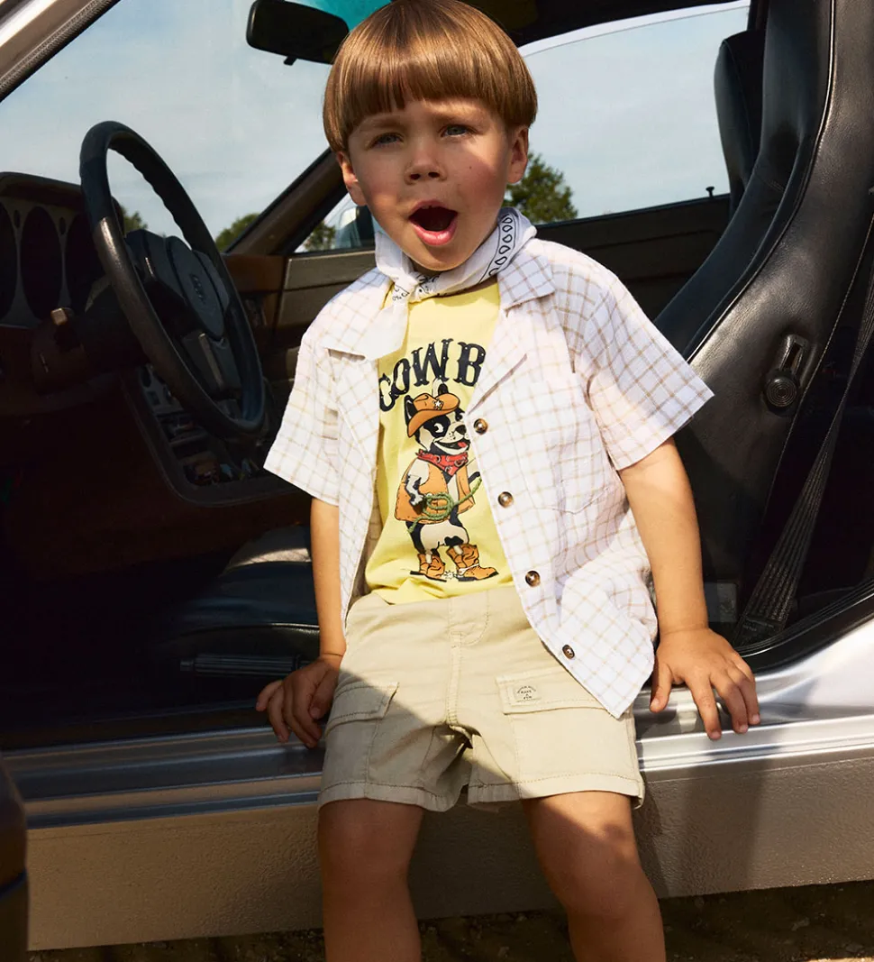 Name It Skjorte k/æ - NmmHalom - Bright White