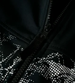 Name It Softshell m. Fleece - NkmAlfa08 - Sort m. Refleksprint