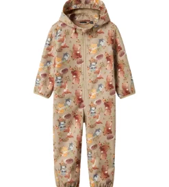 Name It Softshelldragt - NbnAlfa08 - Oxford Tan/Woodland