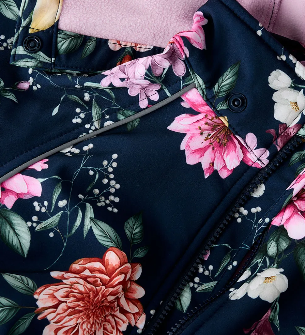 Name It Softshelldragt m. Fleece - Noos - NmfAlfa - Dark Sapphir