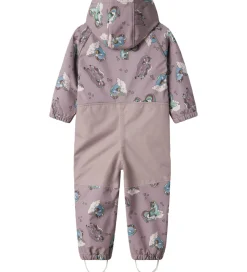 Name It Softshelldragt m. Fleece - Noos - NmfAlfa08 - Purple Dov