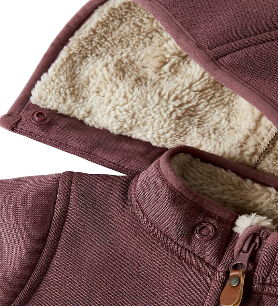 Name It Softshelldragt m. Fleece - NbnMada08 - Rose Brown m. Øre