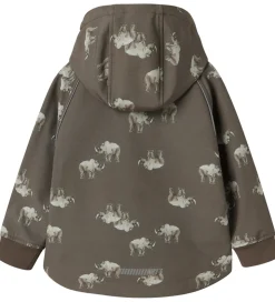 Name It Softshelljakke m. Fleece - NmmAlfa08 - Morel/Rhino
