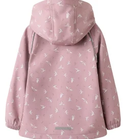 Name It Softshelljakke m. Fleece - NmfAlfa08 - Woodrose/Bird