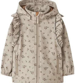 Name It Softshelljakke m. Fleece - NmfAlfa08 - Pure Cashmere/Bou