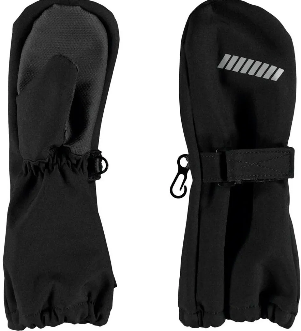 Name It Softshellluffer m. Fleece - Noos - NmnAlfa - Sort