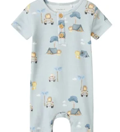 Name It Sommerdragt - NbmHelp - Pearl Blue m. Print