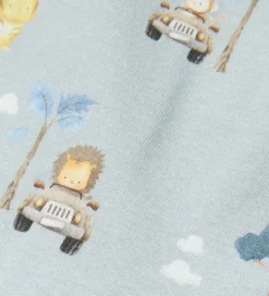 Name It Sommerdragt - NbmHelp - Pearl Blue m. Print