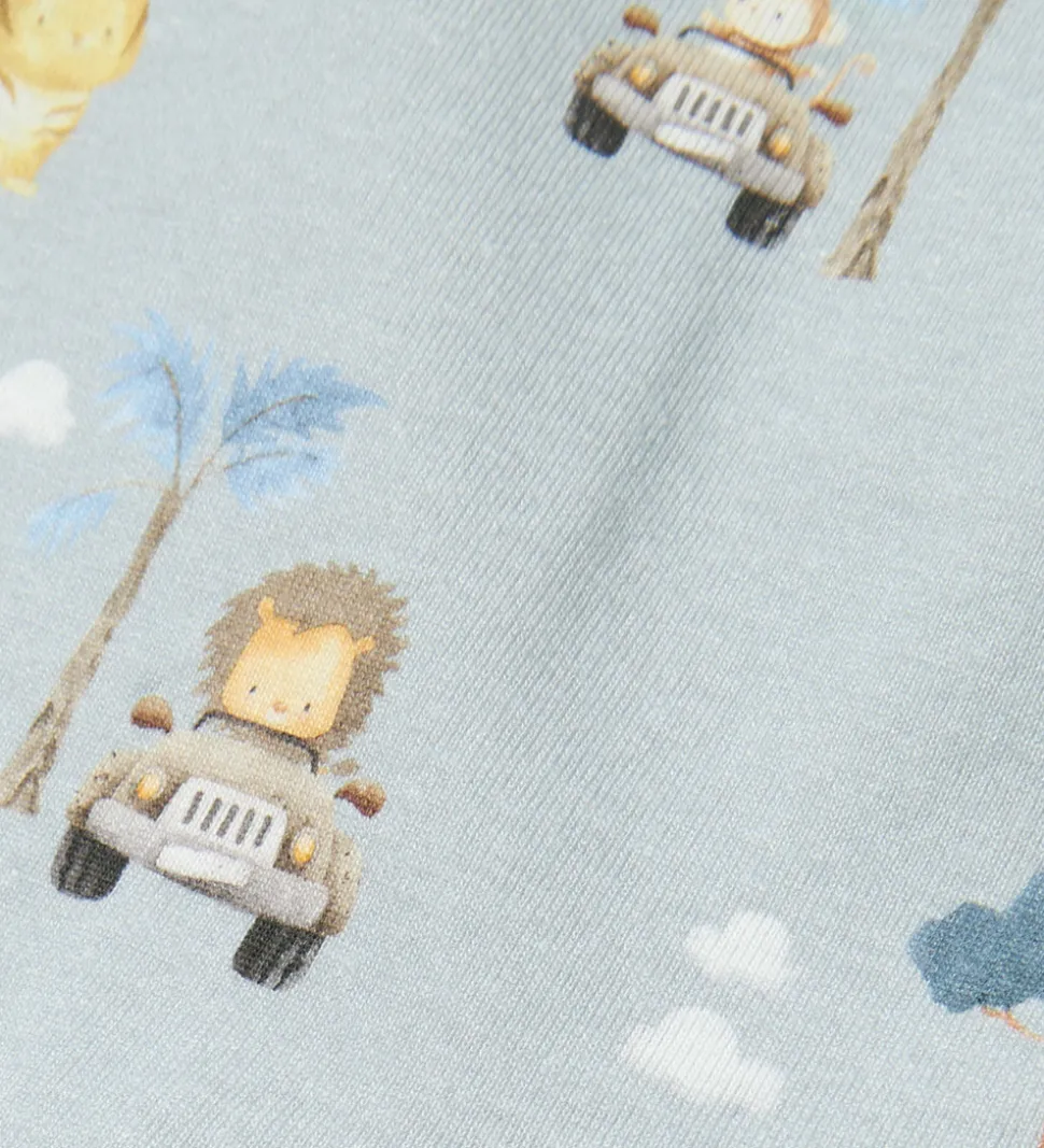 Name It Sommerdragt - NbmHelp - Pearl Blue m. Print