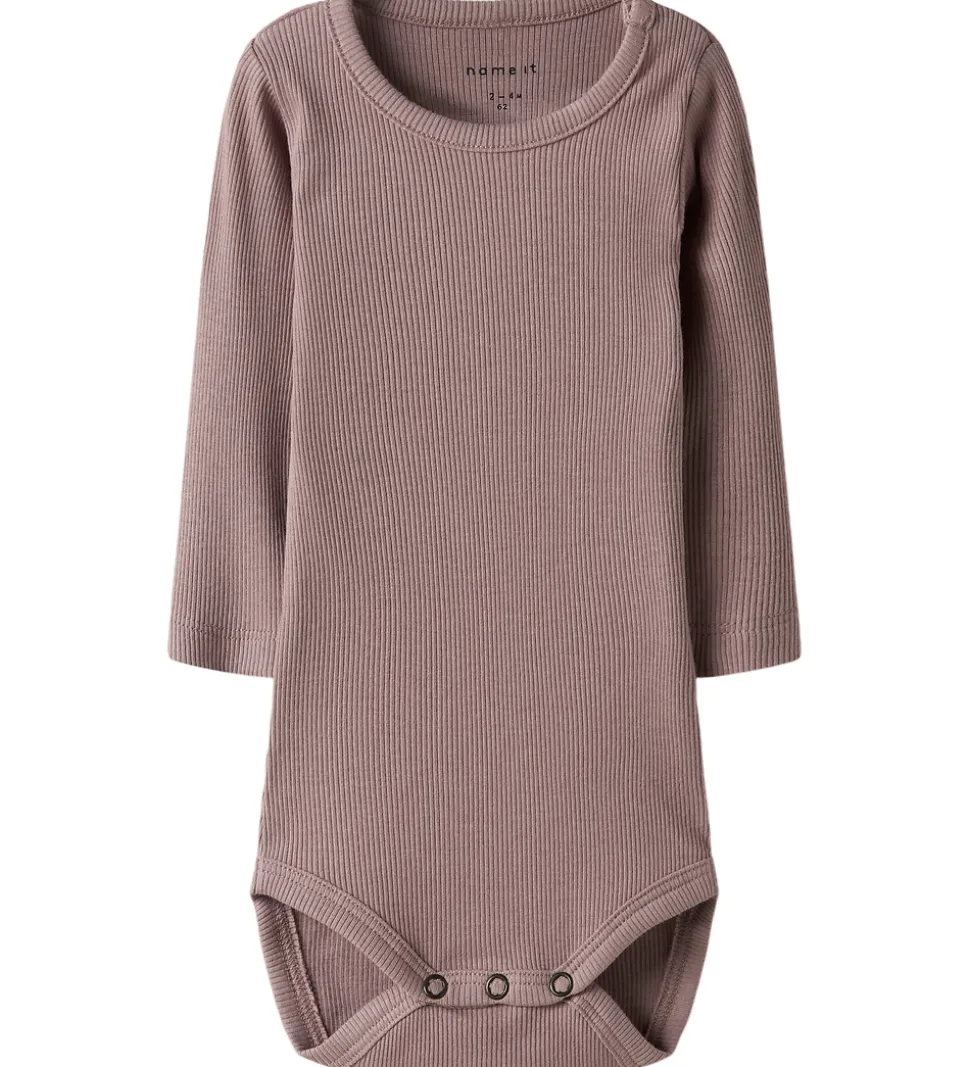 Name It Sæt - Body l/æ/ Leggings - Deauville Mauve/DEAUVILLE MA