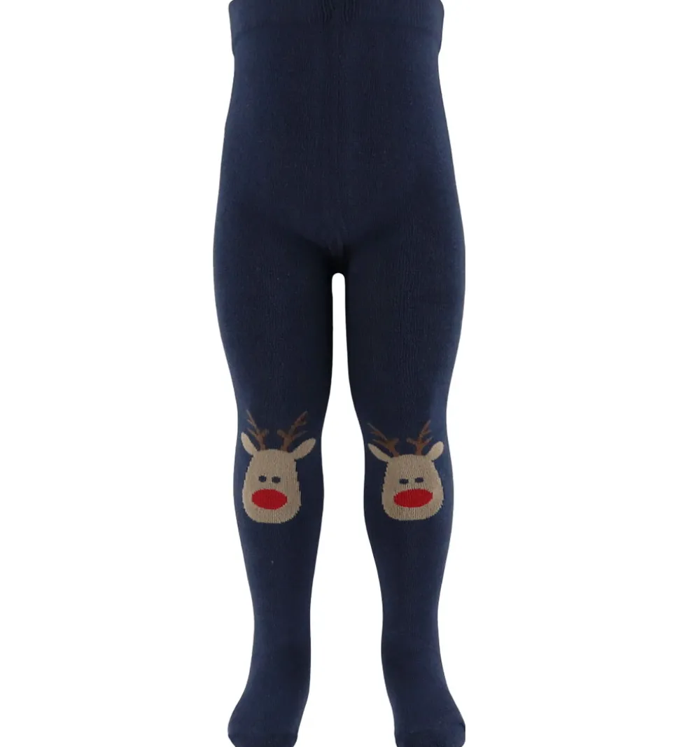 Name It Strømpebukser - NmfVichristmas - 2-pak - Dark Sapphire/J