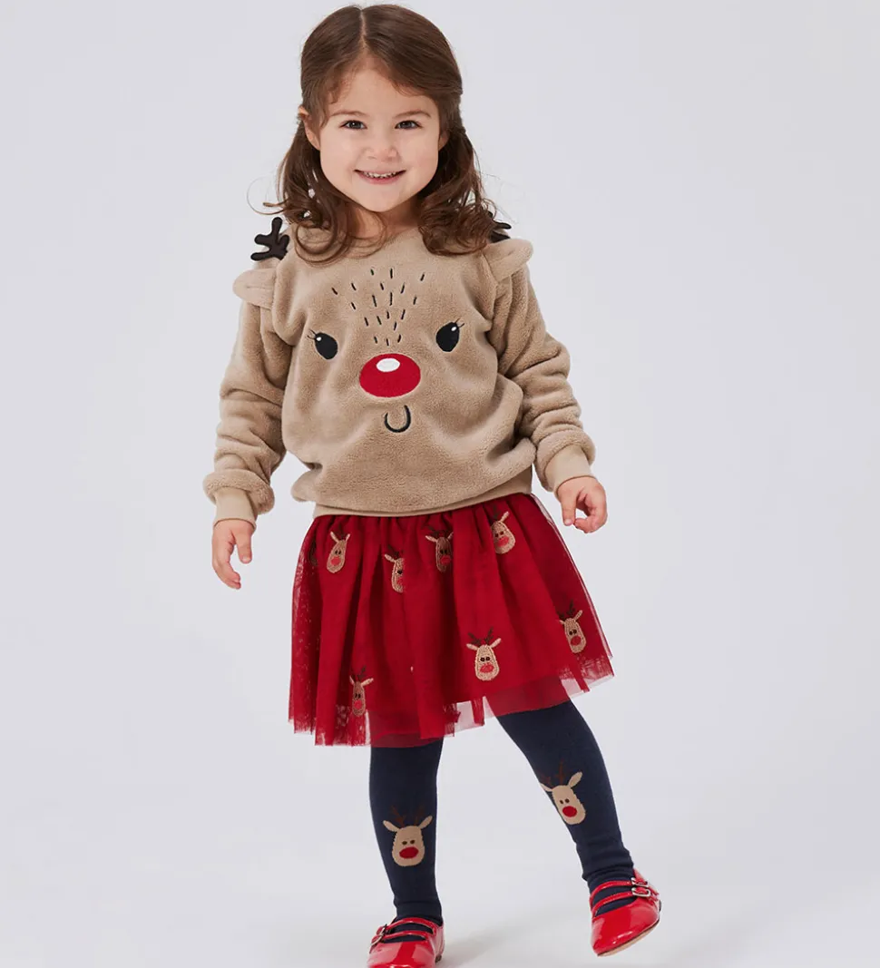 Name It Strømpebukser - NmfVichristmas - 2-pak - Dark Sapphire/J