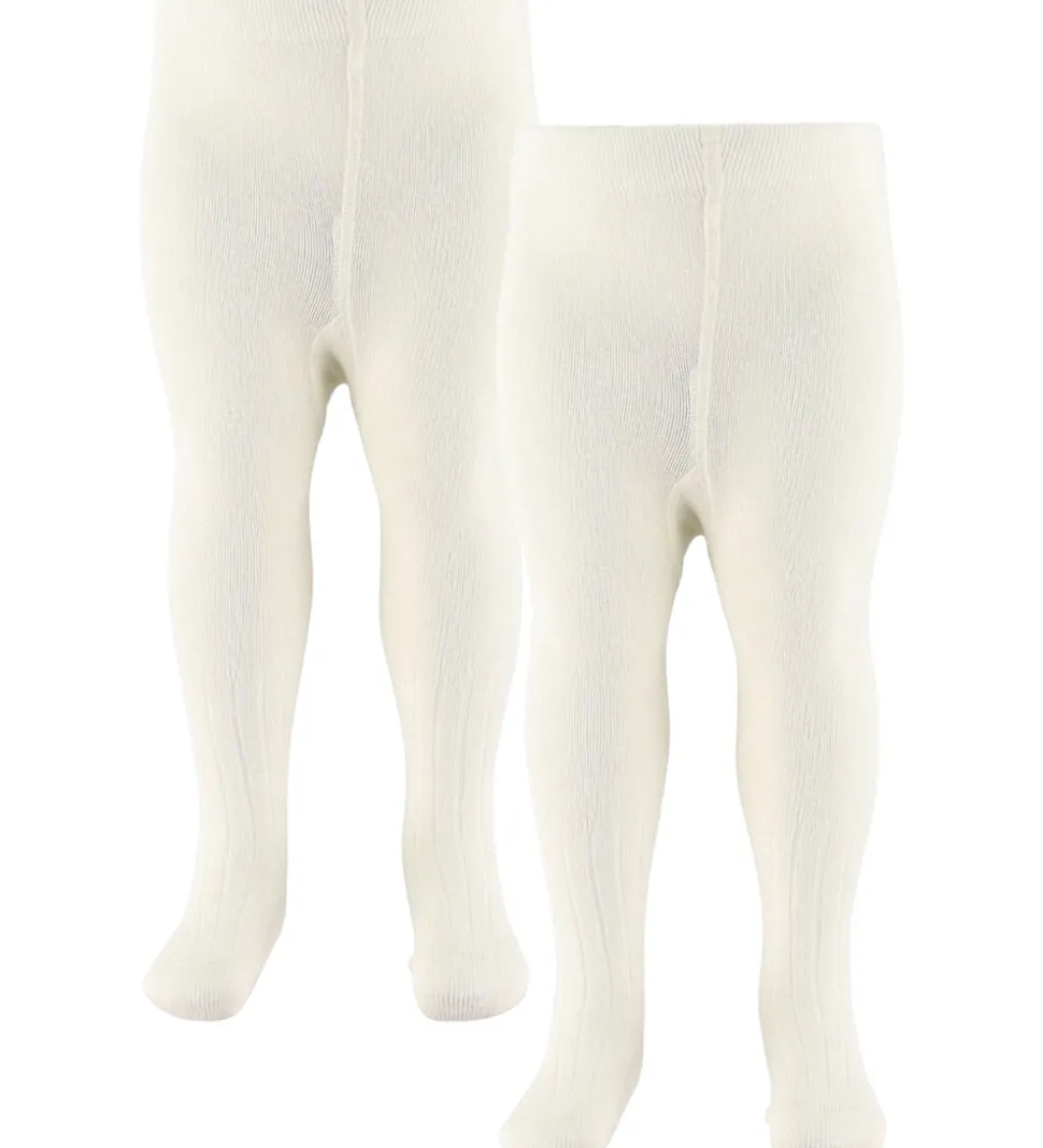 Name It Strømpebukser - Noos - Rib - NknPantyhose - 2-pak - Whit