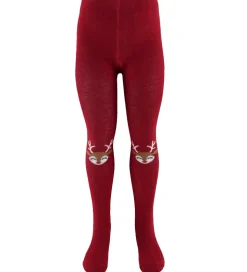 Name It Strømpebukser - 2-pak - NmfVichristmas - Jester Red/Clou