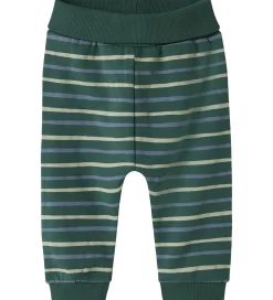 Name It Sweatpants - NbmVimmer - Bistro Green/Stripes