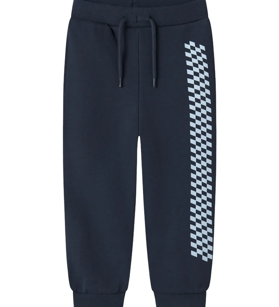 Name It Sweatpants - NmmVoltinus - Navy Blazer/Check Flag