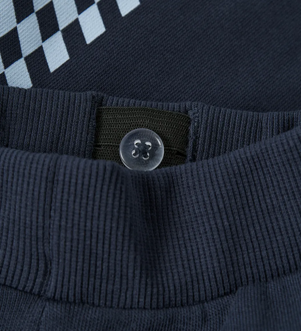 Name It Sweatpants - NmmVoltinus - Navy Blazer/Check Flag