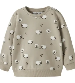Name It Sweatshirt - NbmVimmer - Island Fossil/Sheep
