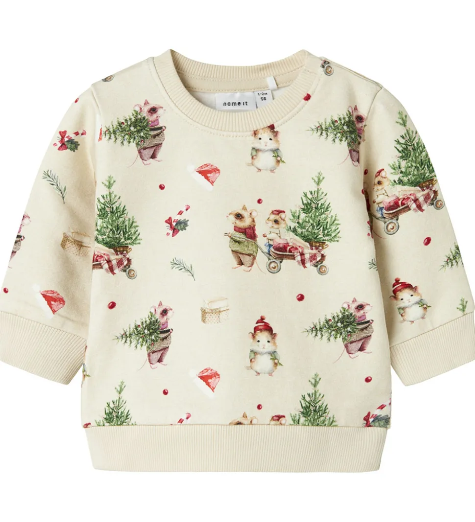 Name It Sweatshirt - NbnRenu - Peyote Melange