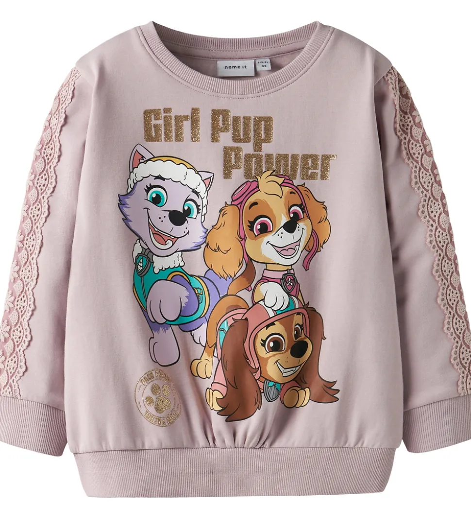 Name It Sweatshirt - NmfNaba - Paw Patrol - Keepsake Lilac