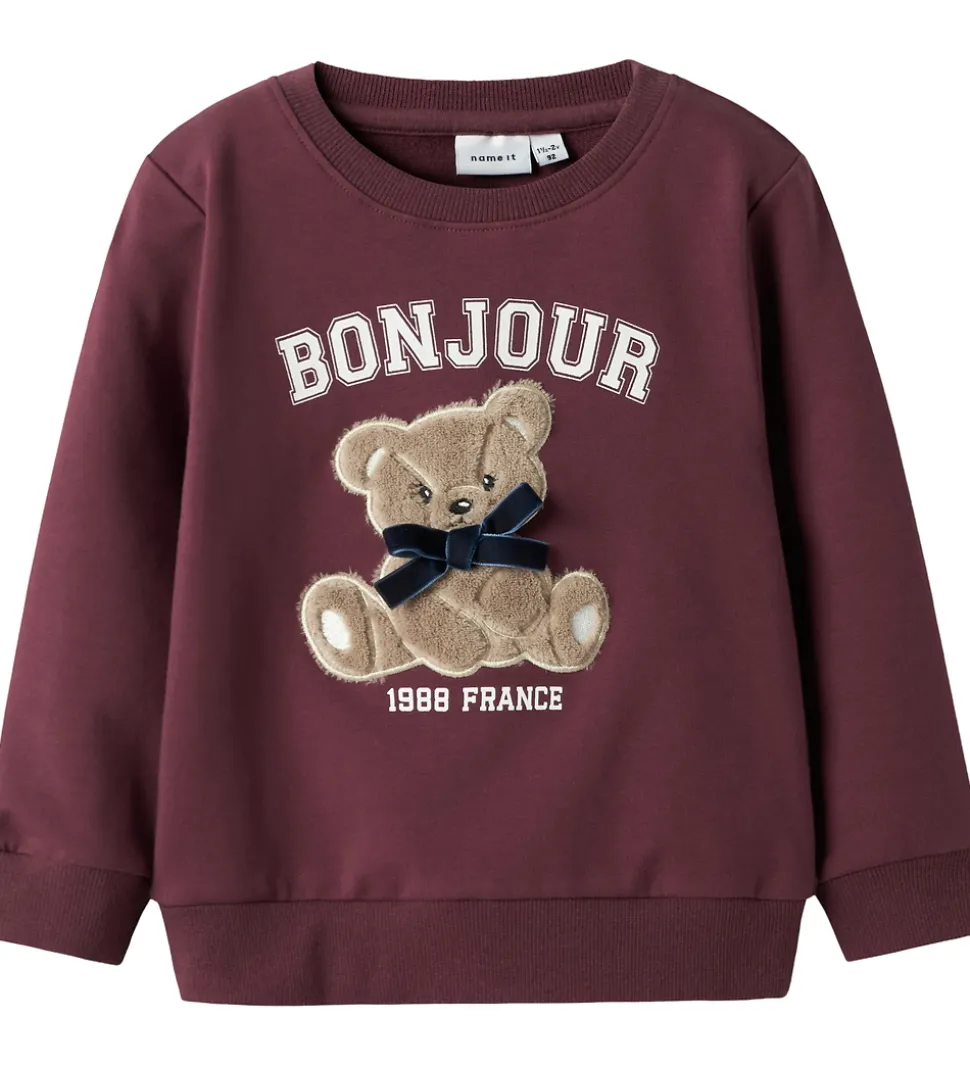 Name It Sweatshirt - NmfRear - Burgundy